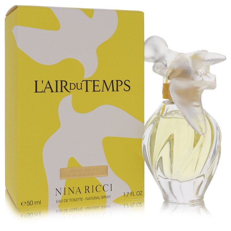 L'air Du Temps Eau De Toilette Spray With Bird Cap By Nina Ricci Eau De Toilette Spray With Bird Cap (L'air Du Temps Eau De Toilette Spray With Bird Cap By Nina Ricci) - Size: 50 ml Eau De Toilette Spray With Bird Cap