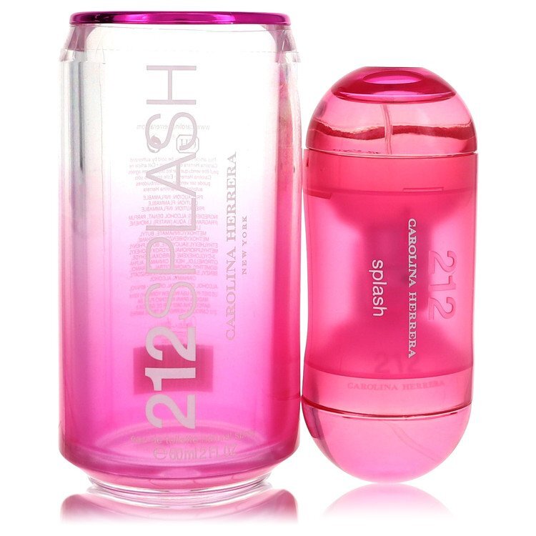 212 Splash Eau De Toilette Spray (Pink) By Carolina Herrera Eau De Toilette Spray (Pink) (212 Splash Eau De Toilette Spray (Pink) By Carolina Herrera) - Size: 60 ml Eau De Toilette Spray