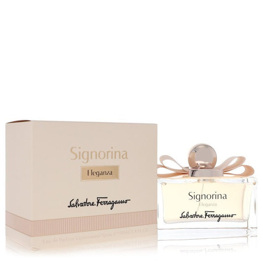 Signorina Eleganza Eau De Parfum Spray By Salvatore Ferragamo Eau De Parfum Spray (Signorina Eleganza Eau De Parfum Spray By Salvatore Ferragamo) - Size: 100 ml Eau De Parfum Spray