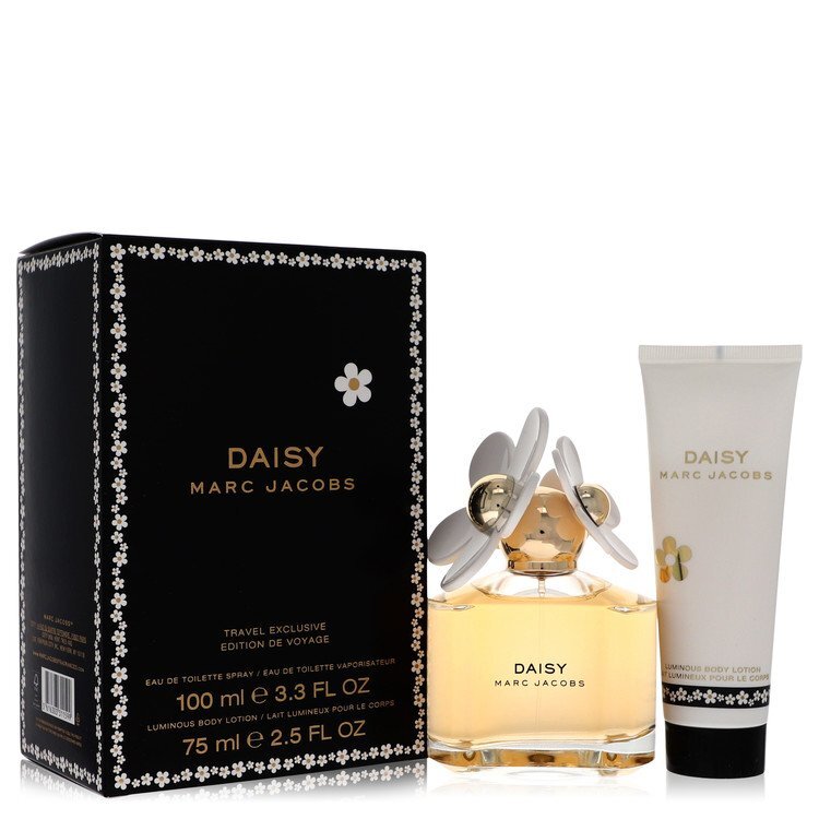 Daisy Gift Set By Marc Jacobs Gift Set - 3.4 oz Eau De Toilette Spray + 2.5 oz Body Lotion (Daisy Gift Set By Marc Jacobs) - Size: 3.4 oz Eau De Toilette Spray + 2.5 oz Body Lotion