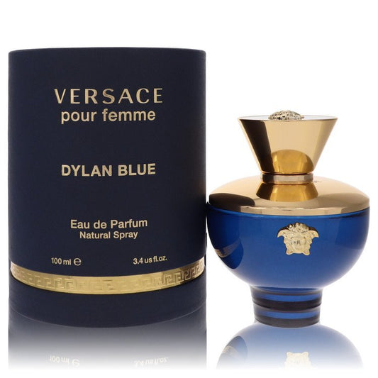 Versace Pour Femme Dylan Blue Eau De Parfum Spray By Versace Eau De Parfum Spray (Versace Pour Femme Dylan Blue Eau De Parfum Spray By Versace) - Size: 100 ml Eau De Parfum Spray