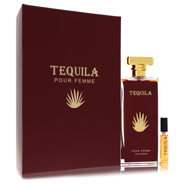 Tequila Pour Femme Red Eau De Parfum Spray + Free .17 oz Mini EDP Spray By Tequila Perfumes Eau De Parfum Spray + Free .17 oz Mini EDP Spray (Tequila Pour Femme Red Eau De Parfum Spray + Free .17 oz Mini EDP Spray By Tequila Perfumes) - Size: 100 ml Eau D