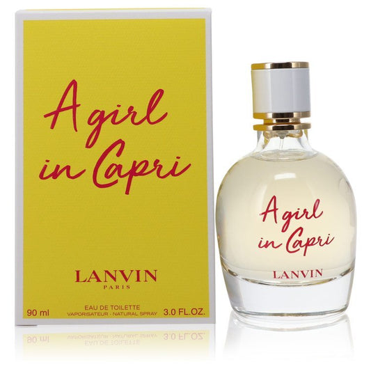 A Girl In Capri Eau De Toilette Spray By Lanvin Eau De Toilette Spray (A Girl In Capri Eau De Toilette Spray By Lanvin) - Size: 90 ml Eau De Toilette Spray