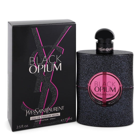 Black Opium Eau De Parfum Neon Spray By Yves Saint Laurent Eau De Parfum Neon Spray (Black Opium Eau De Parfum Neon Spray By Yves Saint Laurent) - Size: 75 ml Eau De Parfum Neon Spray