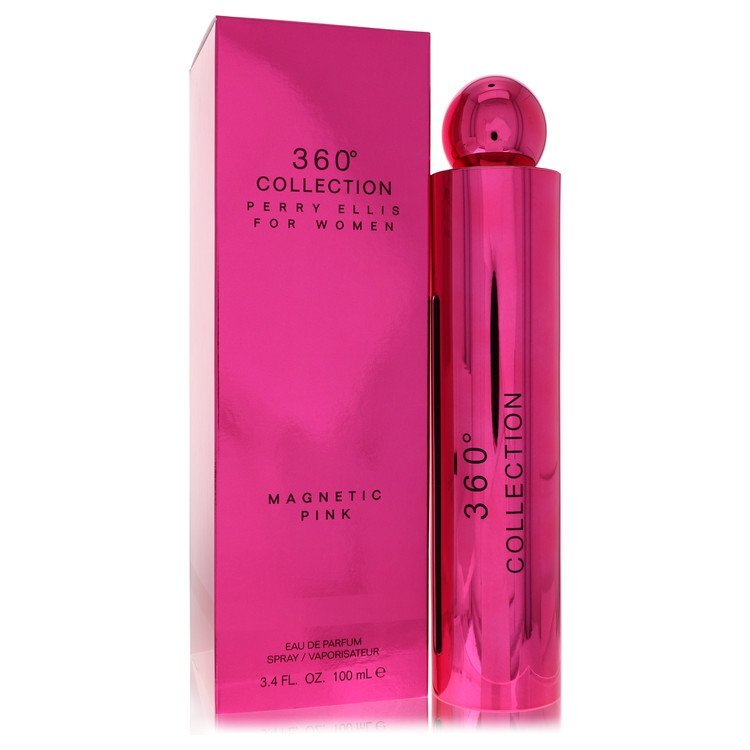 Perry Ellis 360 Collection Magnetic Pink Eau De Parfum Spray By Perry Ellis - Size: 100 ml Eau De Parfum Spray